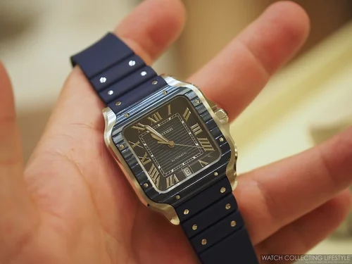 Cartier blue santos online
